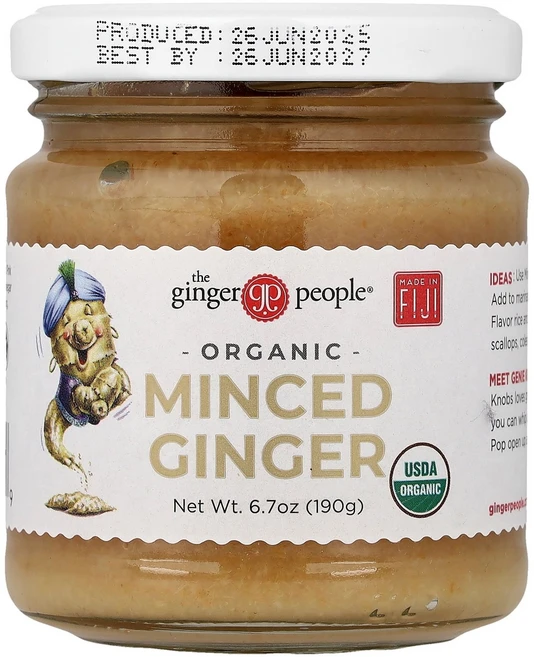 The Ginger People 유기농 다진 생강 190g(6.7온스) - 쿠팡