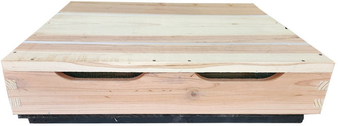 양봉자재/양봉벌통 개량벌통 나무벌통 단상10매상-반조립/계상10매상-미조립, 1개