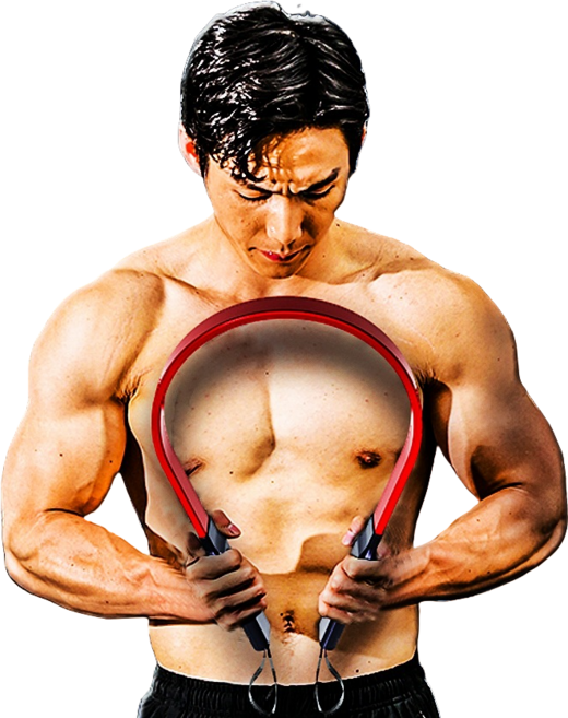 일자형 완력기 상체운동기구, 레드, 1개