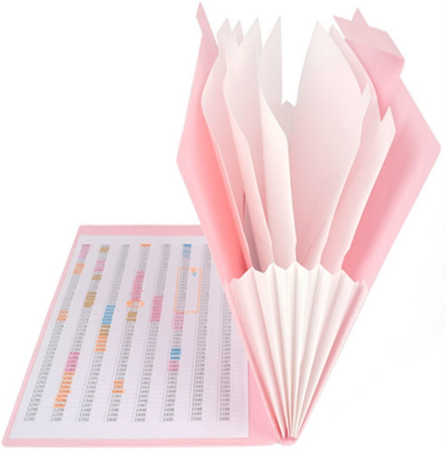 더블유몰 아코디언 L자 파일 케이스 진행문서파일