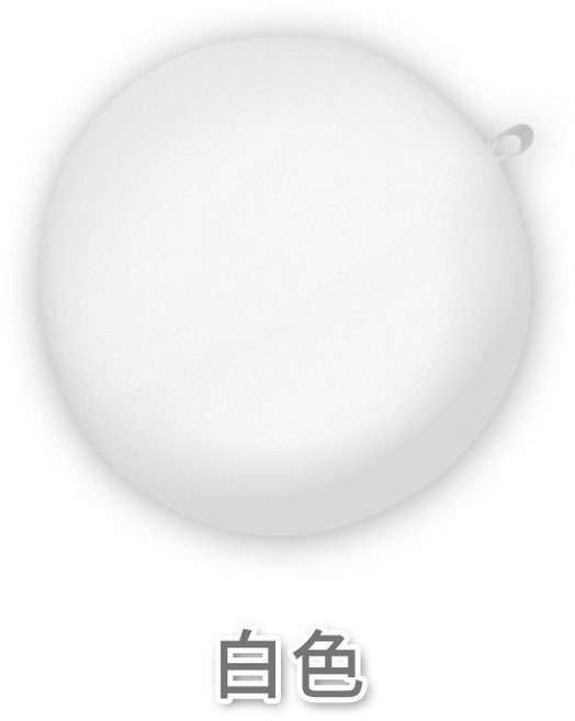 矽膠水球 秒充水自動閉合 環保戲水玩具, 1個, 白色