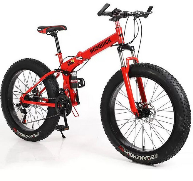 입문용 접이식 MTB 타이어, 7단, 24인치, 스트라이프 휠 레드, 24인치, 1개