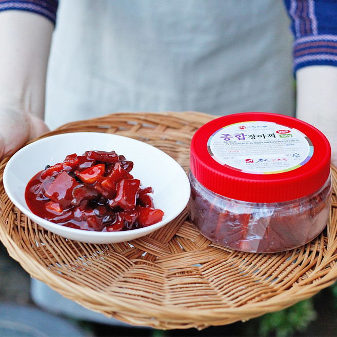 순창 명인 모듬장아찌 혼합 6종류 1kg 국산재료 박현순 어머님, 1개