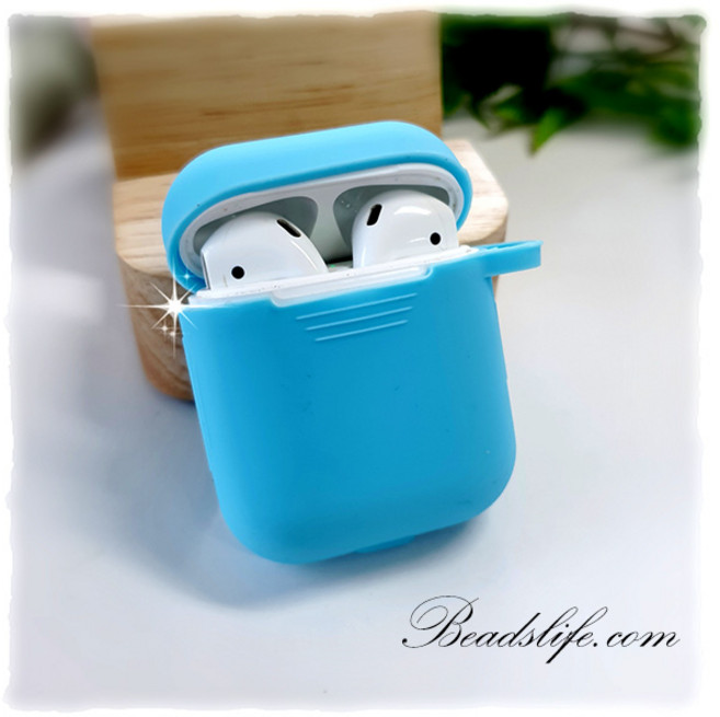 비즈라이프 실리콘 에어팟 1.2세대 공용, 아쿠아, 1개