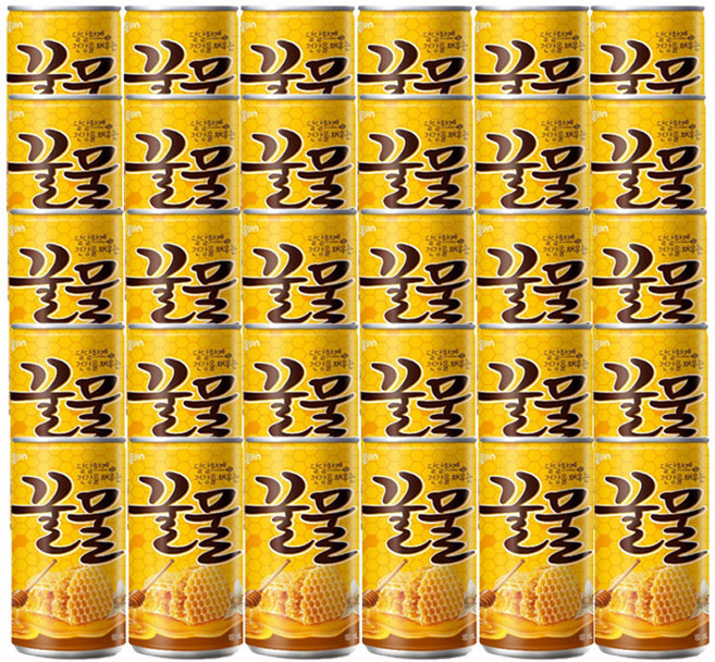 웅진 꿀물 캔, 30개, 180ml