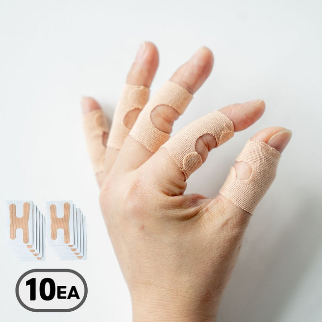 이츠오 손가락 마디 관절 보호 압박 밴드, 10개