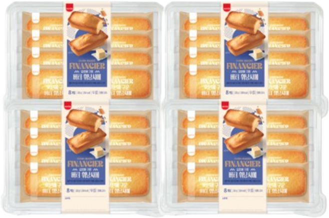 삼립 오븐에구운버터 휘낭시에, 1.44kg, 9개