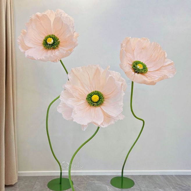 자이언트 페이퍼 플라워 행사 포토존 만들기 DIY 세트 종이꽃 결혼식, G.스카이1팩-DIY제품, 1개