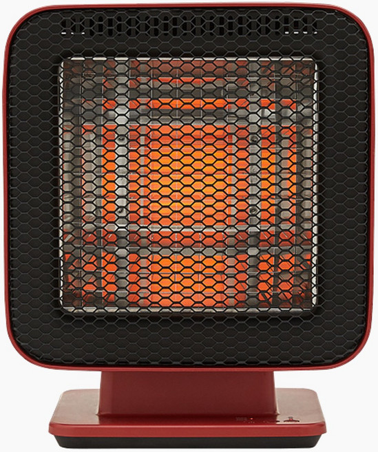 [본사직영] 플러스마이너스제로 리플렉트 에코히터 REH-400 가정용 전기히터 캠핑 난로, REH-400A, 레드