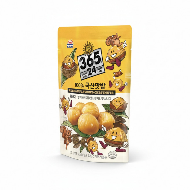 사조해표 국산 맛밤 70g x 15봉 /간식/과자/안주, 15개