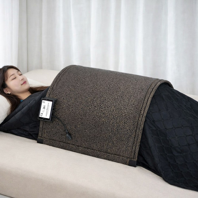 온드리미 그래핀 뉴블랙 온열돔 원적외선 돔사우나 가정용 바디케어 찜질기 열돔 전기 온열기, 그래핀뉴블랙