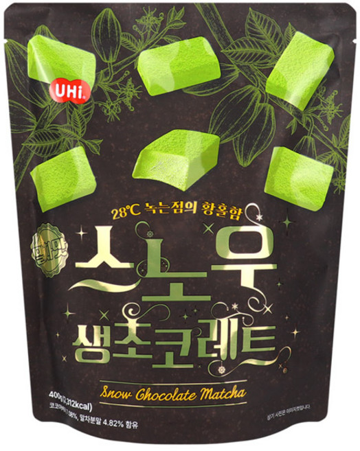 PB 스노우 생초코레트 말차 32g, 2개, 400g