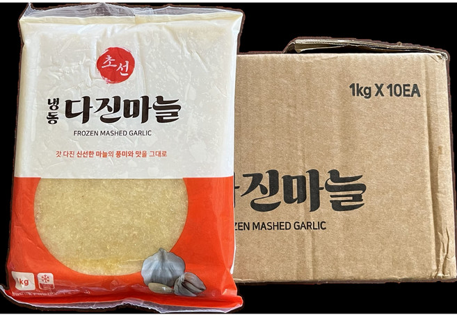 수입 냉동 다진 마늘 1KG가 이미지와 다를 수 있음 - 아이스팩 2개만 무료제공(추가 구매 시 별도문의), 1개, 1kg