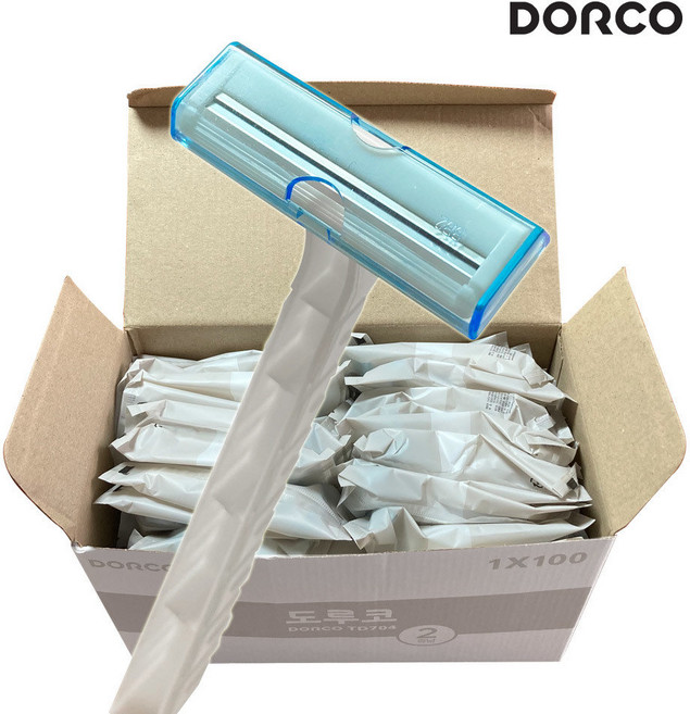 도루코 개별포장 고급 일회용면도기 2중날 TD704 50개 300개, 1개입, 500개