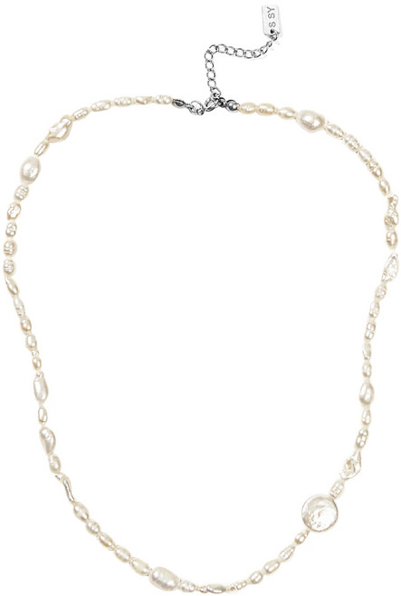 에스에스와이 남녀공용 [천연담수]로우 빈티지 펄 목걸이