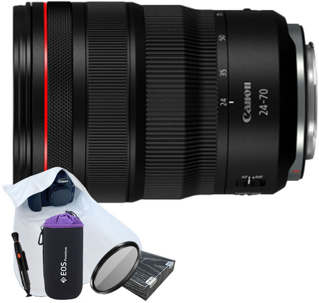 [포토리뷰이벤트] 캐논 RF 24-70mm F2.8 L IS USM + MCUV 필터 + 방수파우치 +렌즈클리닝펜+ 포켓융 /WJK