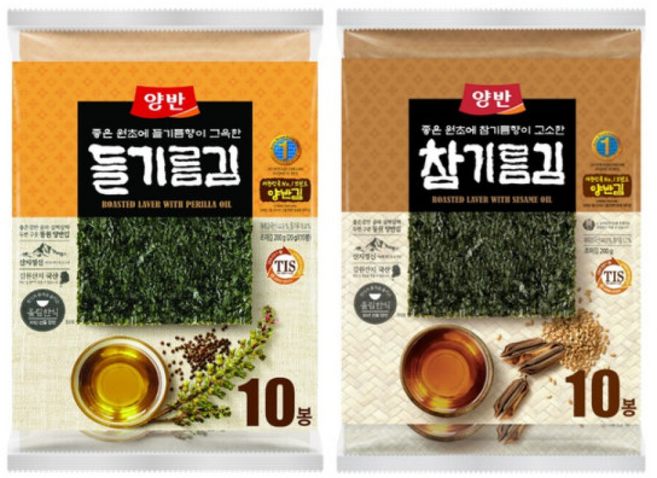 동원 양반 들기름 참기름 전장김 20