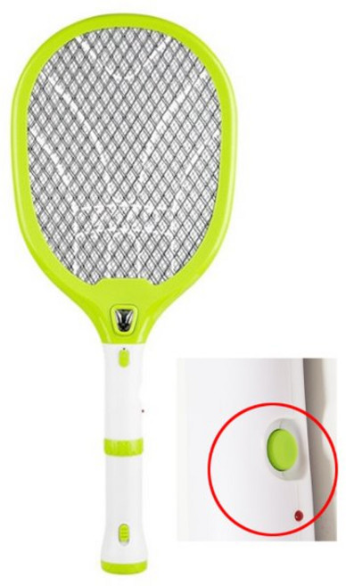 그린 220V충전 모기제로 원버튼 전기모기채 파리채 해충 퇴치기 캠핑 여름필수품 여행 가정 사무실 식당 음식점