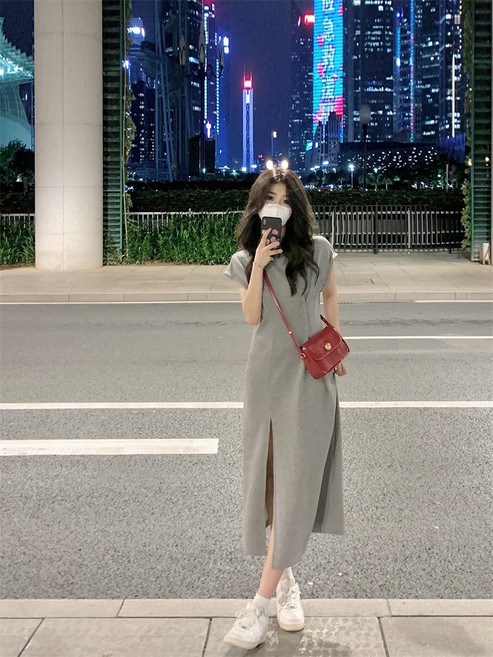 HYLSS T恤連衣裙 夏季 穿搭