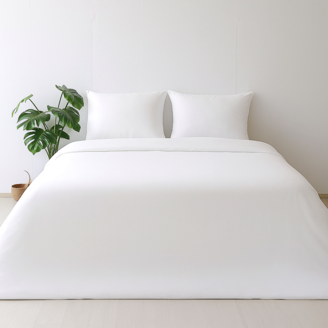 [디메이드베딩] 직접제작 5성급 호텔이불 무봉제 소프트 워싱 모달 이불+베개커버 침구세트 슈퍼싱글 퀸 킹 라지킹