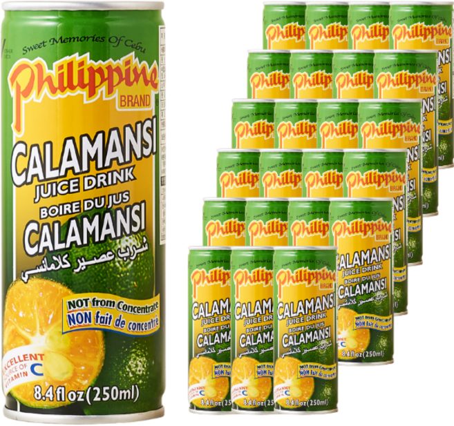 필리핀브랜드 칼라만시주스 깔라만시주스 Calamansi juice, 24개, 250ml