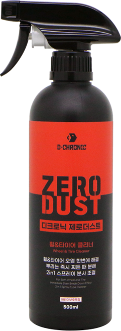 디크로닉 제로더스트 휠 앤 타이어 클리너, 500ml, 1개