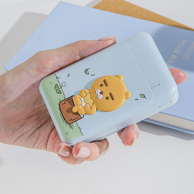 KG 카카오 정품 보조배터리 데일리 라이언 10000mAH