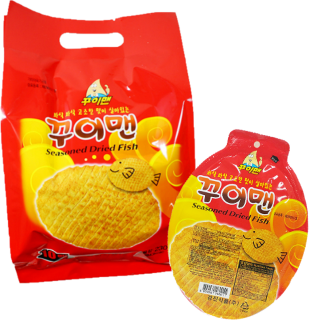 꾸이맨 어포스낵 23g×10개, 23g, 10개