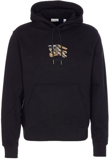 버버리 EKD 체크 로고 패치 후디