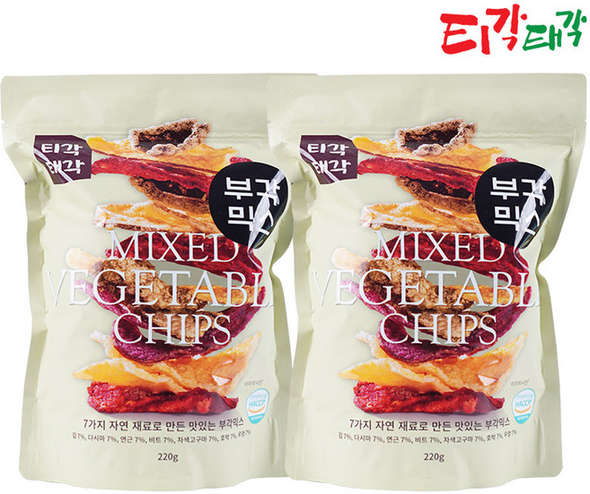 티각태각 부각믹스, 220g, 2개