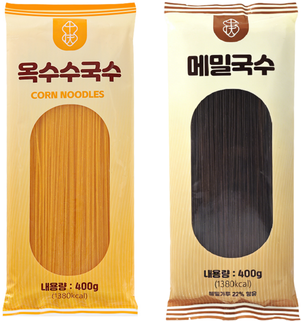 100% 옥수수면 옥수수국수 마라탕 옥수수면 국수 소면 국수, 1개, 400g