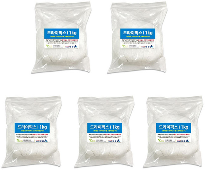 쌍곰 드라이픽스1 타일 벽 바닥용 접착제 1kg, 5개