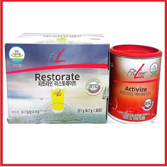 독일 PM쥬스 2종세트(액티바이즈+리스토레이트), 1세트, 370g