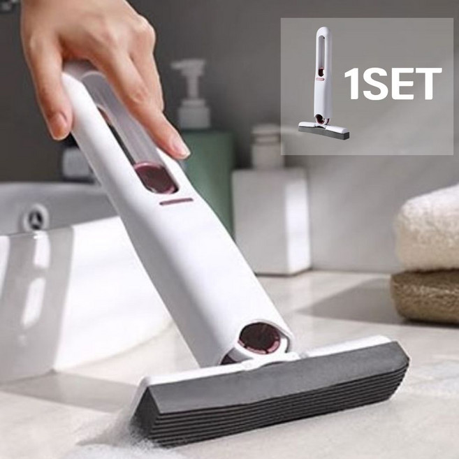 포시디아 미니 다용도 원터치 밀대 간단한 얼룩 물기 제거 스퀴지