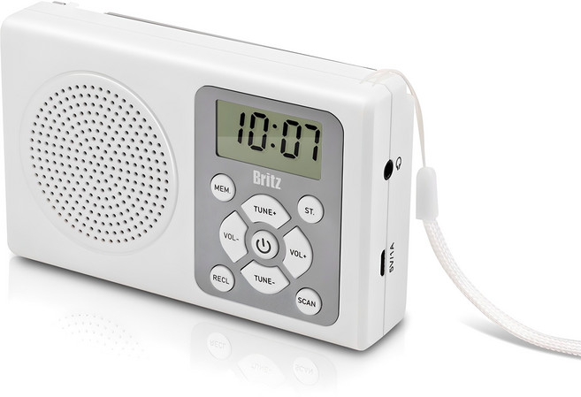 브리츠 휴대용 FM 라디오, (Britz 국내정품) BZ-R120, 화이트