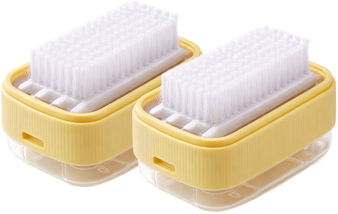 아띠꼴로 빨래 비누 케이스 비누롤러 손세탁 비누곽 비누통, 버터옐로우, 2개