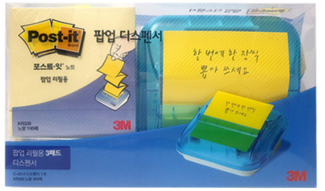 3M 포스트잇 팝업디스펜서 C-4214, 1