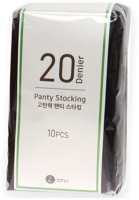Zobha 韓國製高彈力20D褲襪 10入量販裝