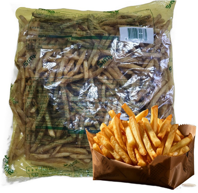 심플로트 고메 케이준프라이 2kg 시즈닝 감자튀김, 1개