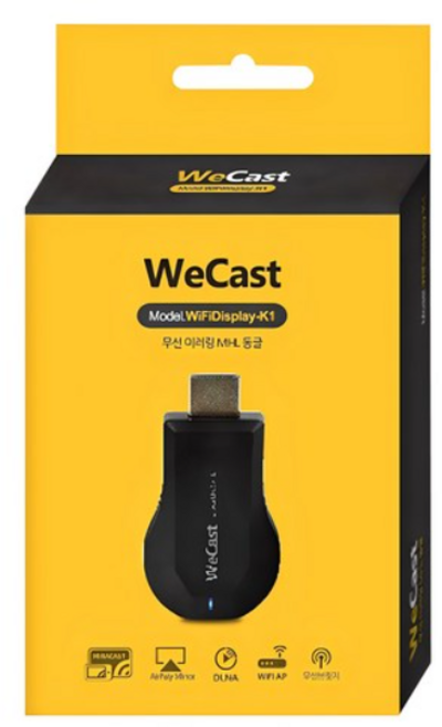유니콘 무선 미러링 MHL 동글, WIFI Display K1(스마트 미러링), 1세트