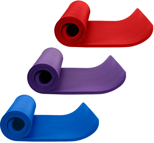 요가매트 NBR 20mm, 빨강, 1개