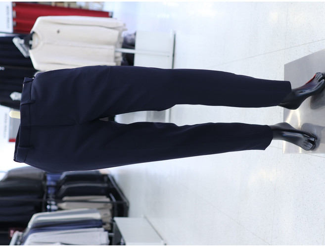 STCO 네이비 에센셜 사방스판 슬랙스 (테이퍼드핏) SEPWZ73M