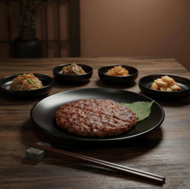 수제와플 염소떡갈비 알프스염소 순한맛(냉동) 3개 70g, 9개