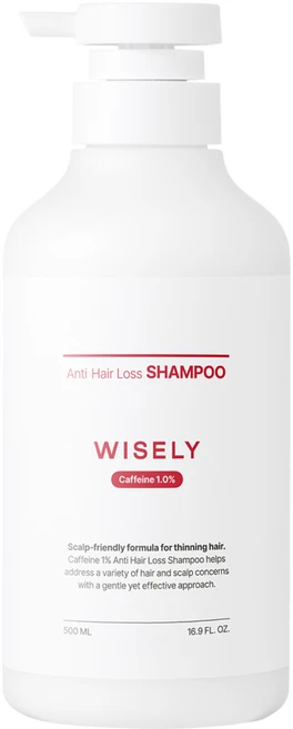와이즐리 카페인 탈모 지성용 샴푸, 1개, 500ml - 쿠팡