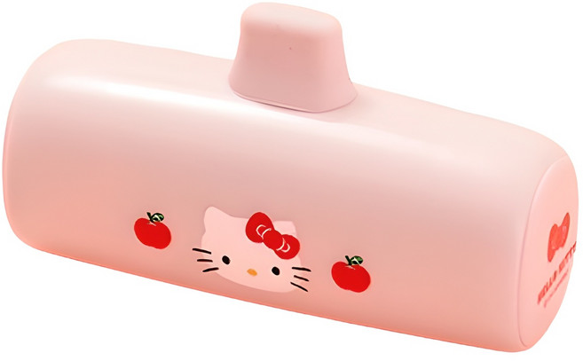 데이니즈 산리오 캐릭터즈 미니 일체형 도킹형 보조배터리 8핀 MOTHIS-M50008P, 헬로키티, MOTHIS-M50008P(8핀)