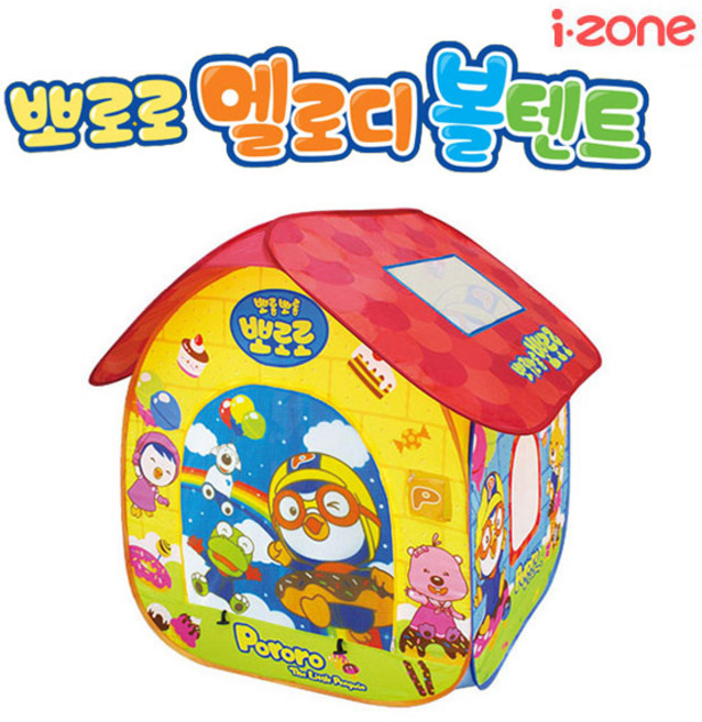 아이존 뽀로로 멜로디 볼텐트 볼100개포함 어린이 유아 아동 장난감 완구, 1개