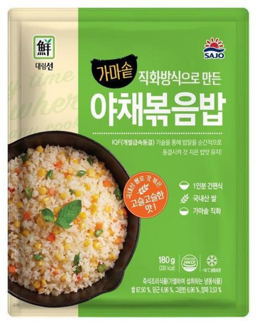 [사조대림] 야채볶음밥 180g X 5개