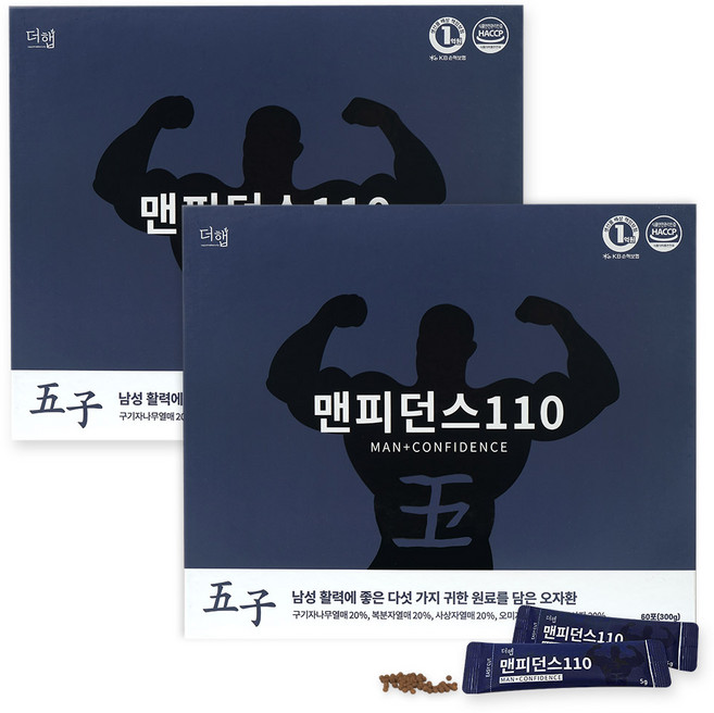 더햅 오자환 맨피던스110(60포), 300g, 2박스