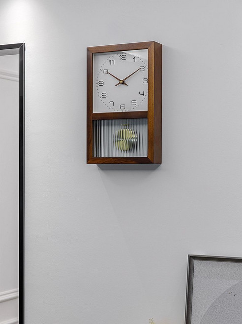 일본 추시계 벽시계 샹브루 진자 시계 인테리어 레트로 빈티지, 기타, AY-9044 투명글라스스타일