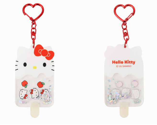 산리오 굿즈 과일아이스크림 키링